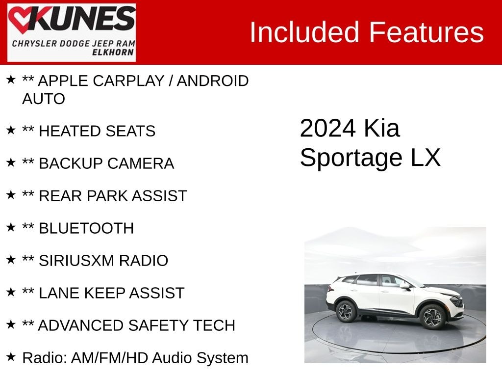 Used 2024 Kia Sportage LX SUV