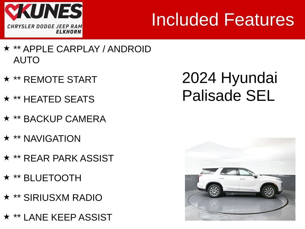 Used 2024 Hyundai Palisade SEL SUV