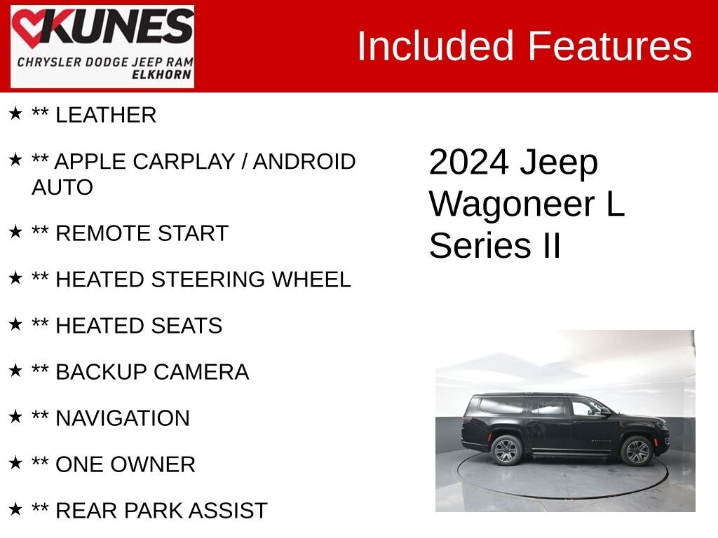 Used 2024 Jeep Wagoneer L Series II SUV
