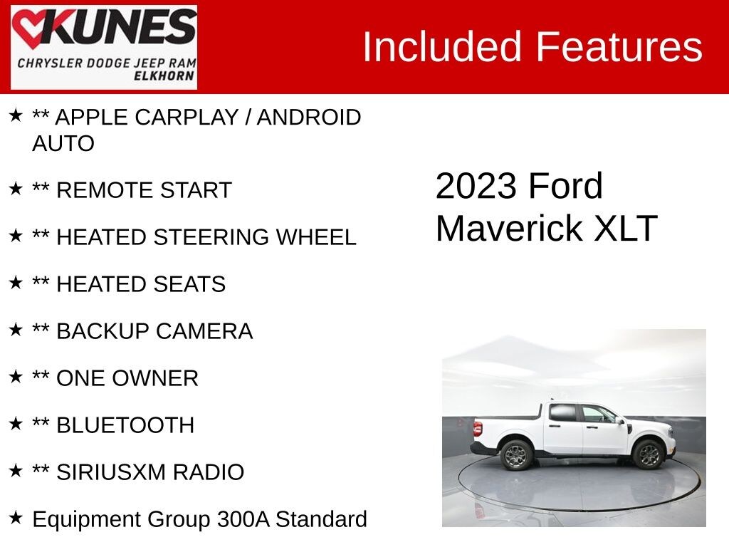 Used 2023 Ford Maverick  Truck SuperCrew