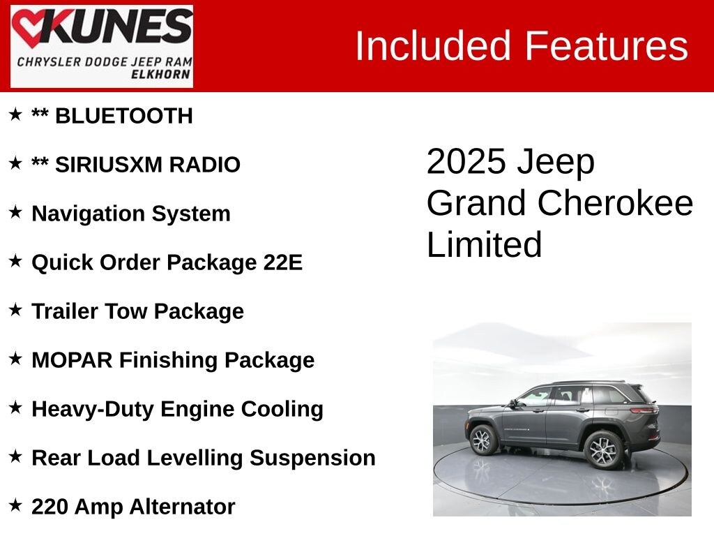 New 2025 Jeep Grand Cherokee Limited Sport Utility