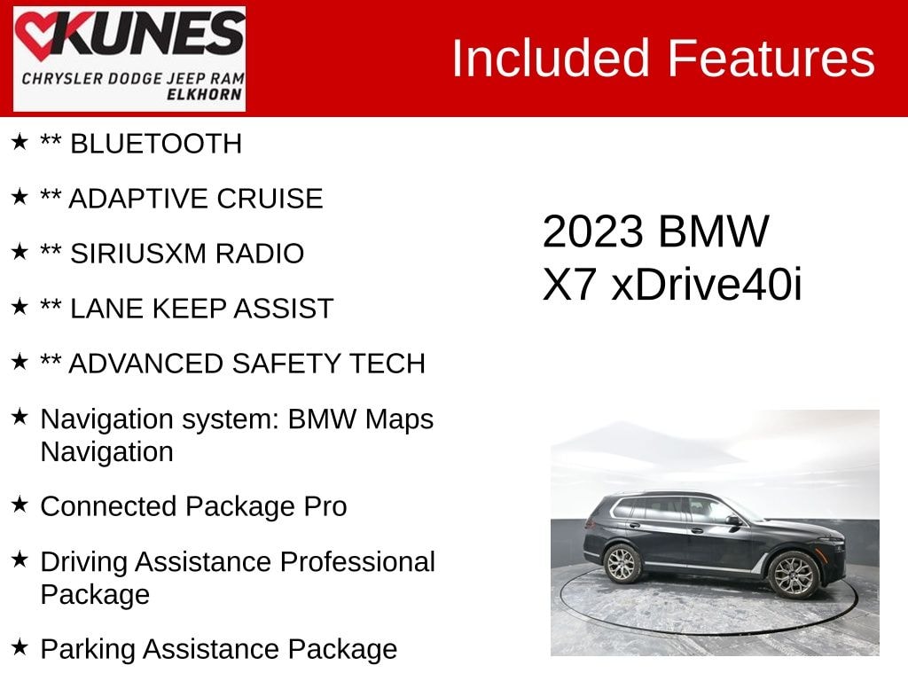 Used 2023 BMW X7 xDrive40i SUV