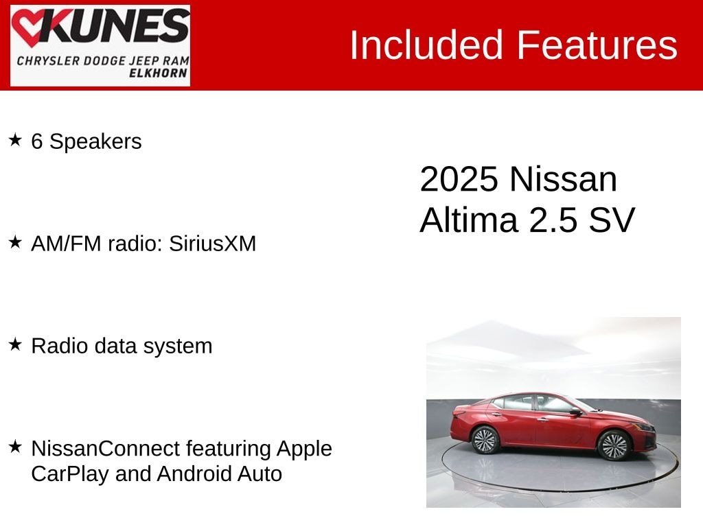 Used 2025 Nissan Altima SV Sedan