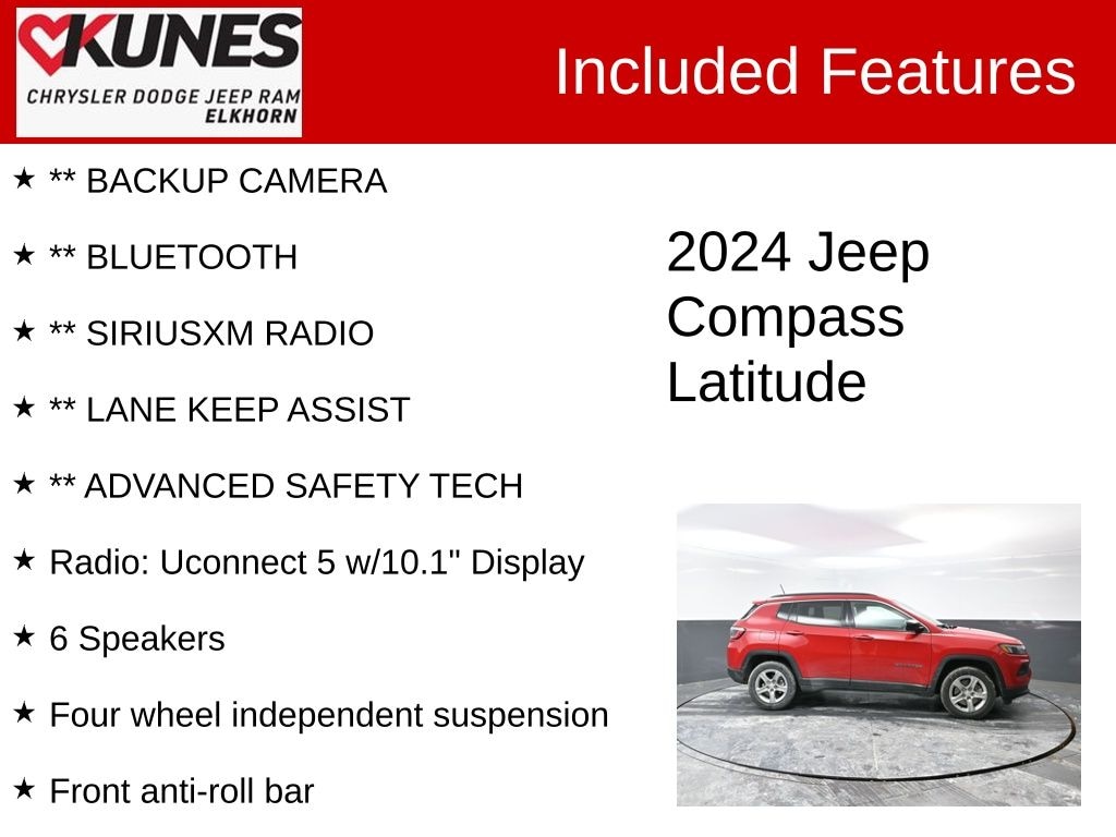 Used 2024 Jeep Compass Latitude SUV