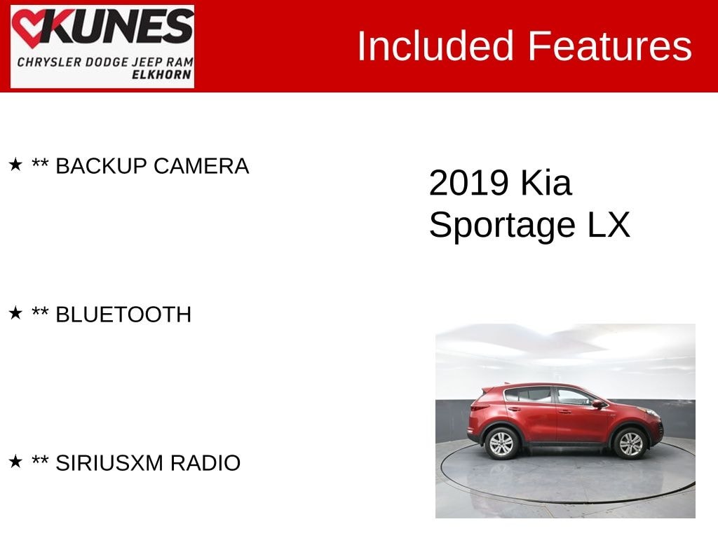 Used 2019 Kia Sportage LX SUV