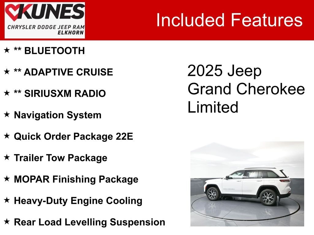 New 2025 Jeep Grand Cherokee Limited Sport Utility