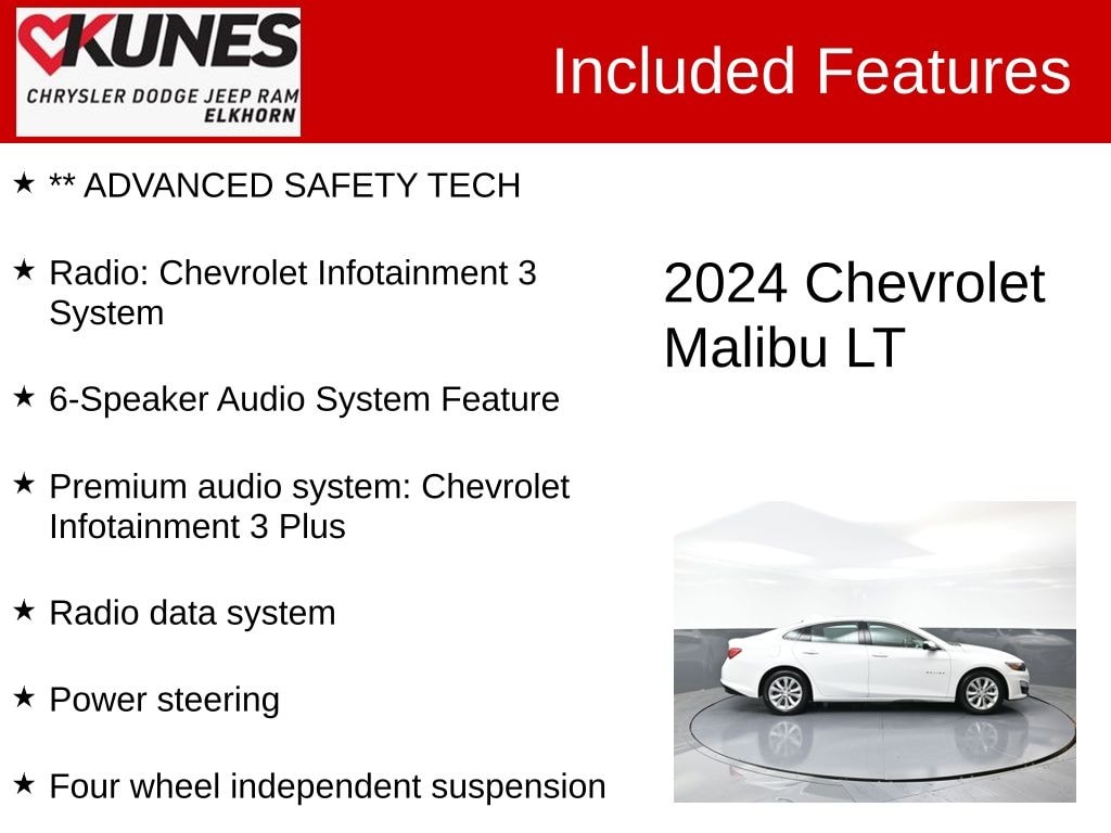Used 2024 Chevrolet Malibu 1LT Sedan