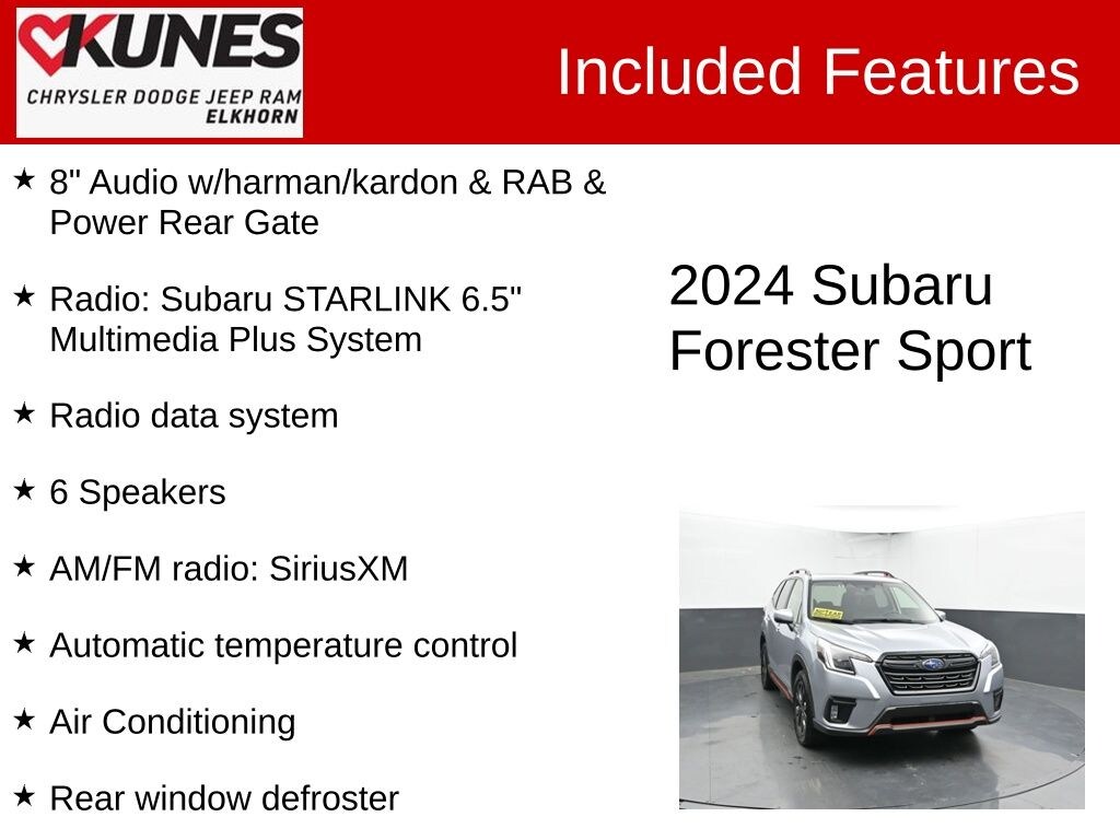 Used 2024 Subaru Forester Sport SUV