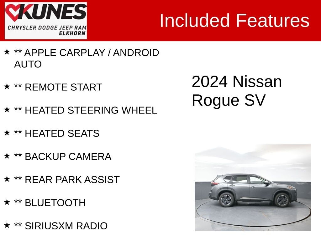 Used 2024 Nissan Rogue SV SUV