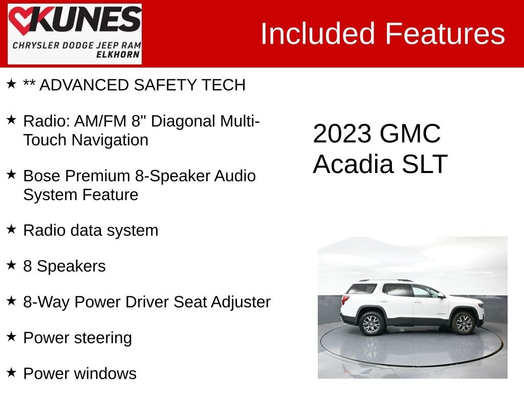Used 2023 GMC Acadia SLT SUV