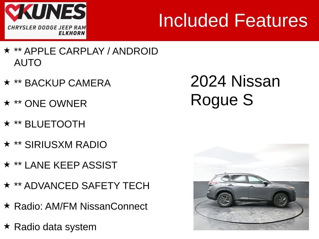 Used 2024 Nissan Rogue S SUV