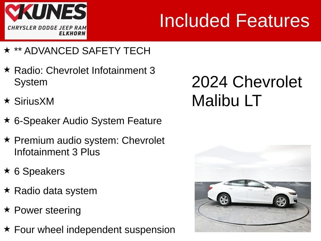 Used 2024 Chevrolet Malibu 1LT Sedan