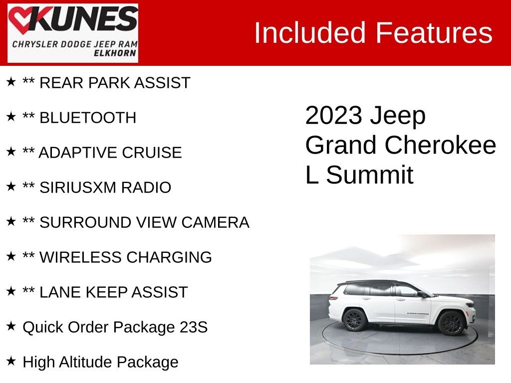 Used 2023 Jeep Grand Cherokee L Summit SUV