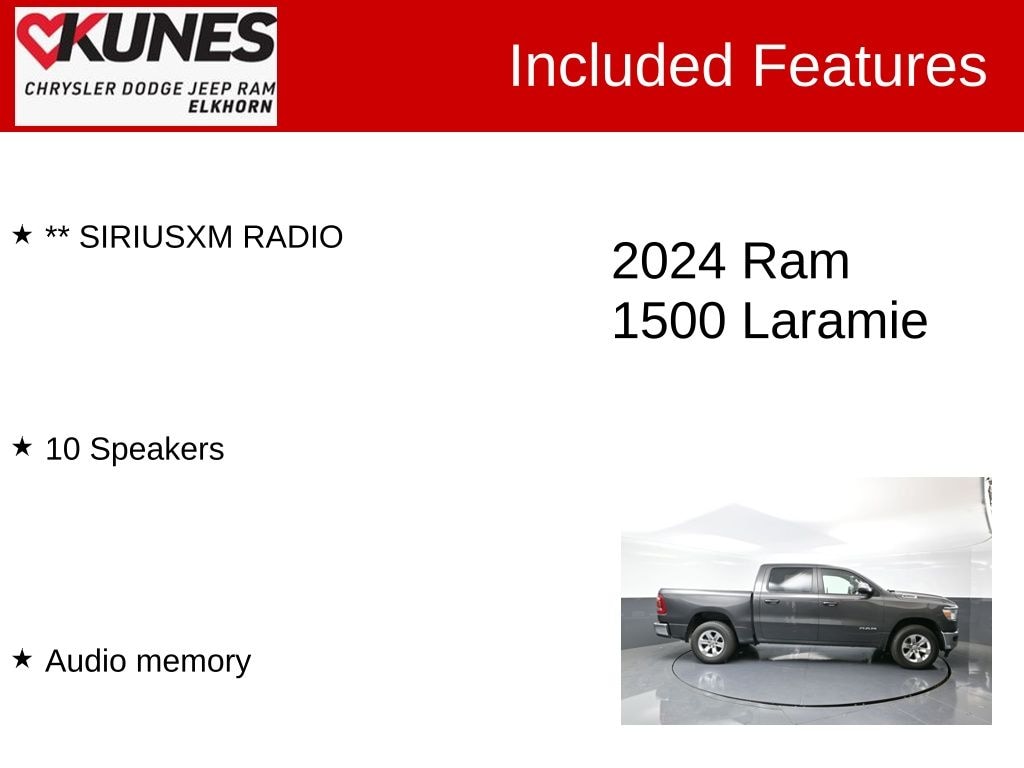 Used 2024 Ram 1500 Laramie Truck Crew Cab