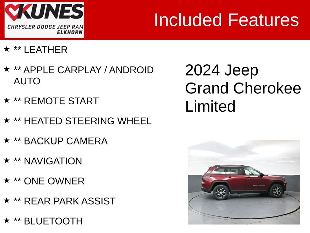Used 2024 Jeep Grand Cherokee Limited SUV