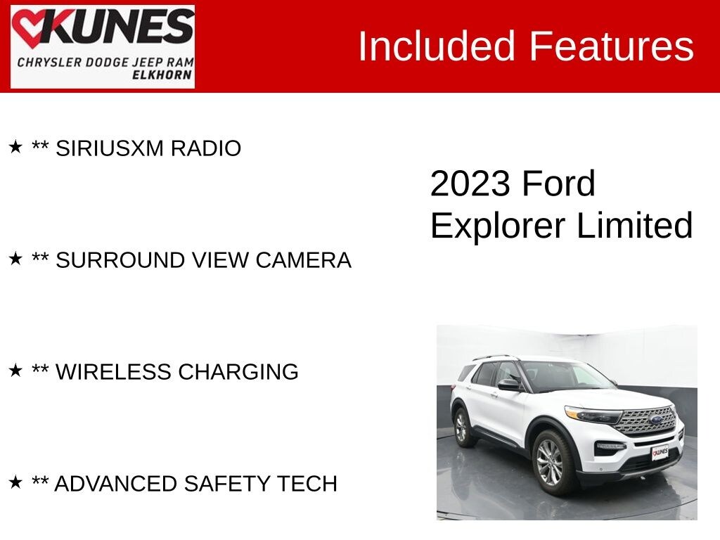 Used 2023 Ford Explorer Limited SUV
