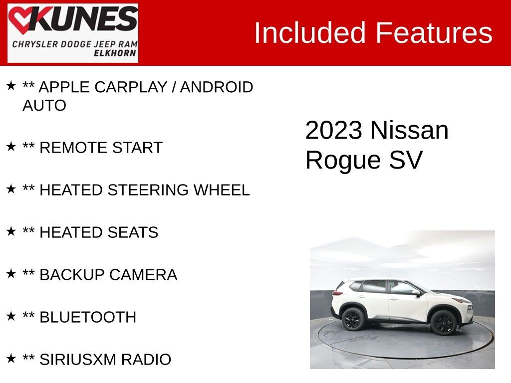 Used 2023 Nissan Rogue SV SUV