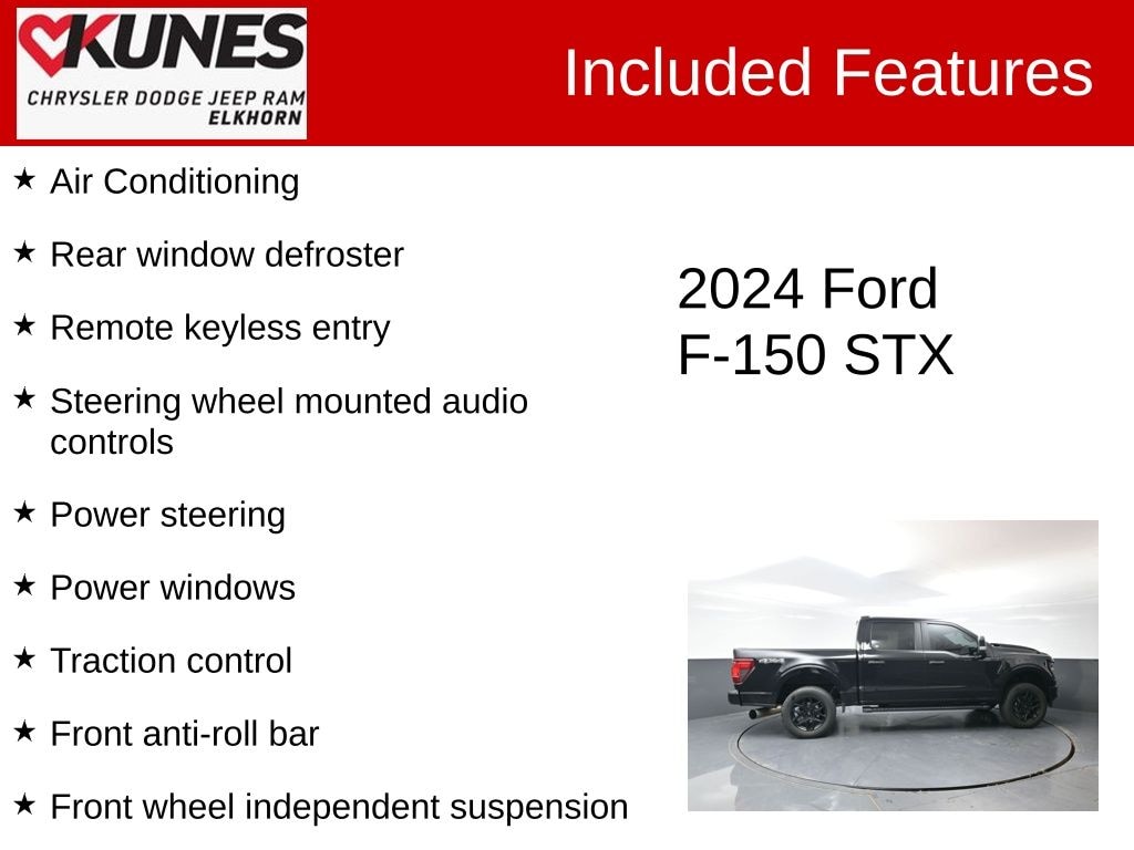 Used 2024 Ford F-150 STX Truck SuperCrew Cab