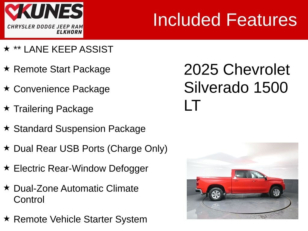 Used 2025 Chevrolet Silverado 1500 LT w/1LT Truck Crew Cab