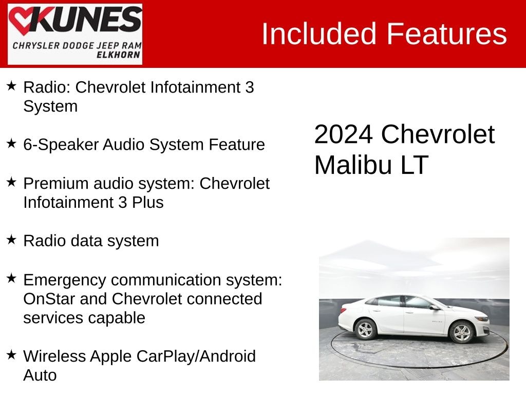 Used 2024 Chevrolet Malibu 1LT Sedan