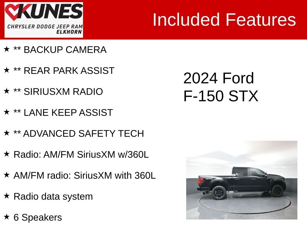 Used 2024 Ford F-150 STX Truck SuperCrew Cab
