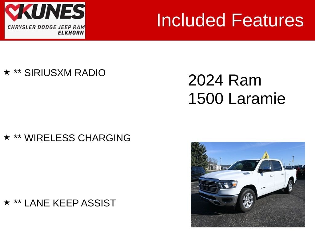 Used 2024 Ram 1500 Laramie Truck Crew Cab