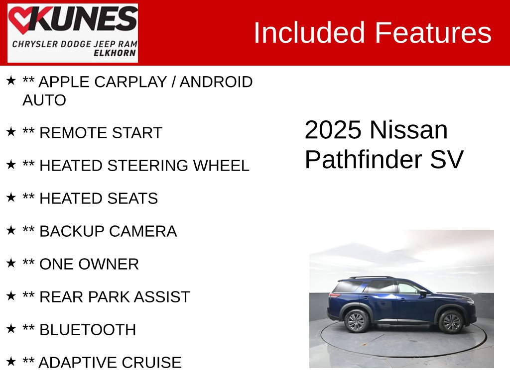 Used 2025 Nissan Pathfinder SV SUV