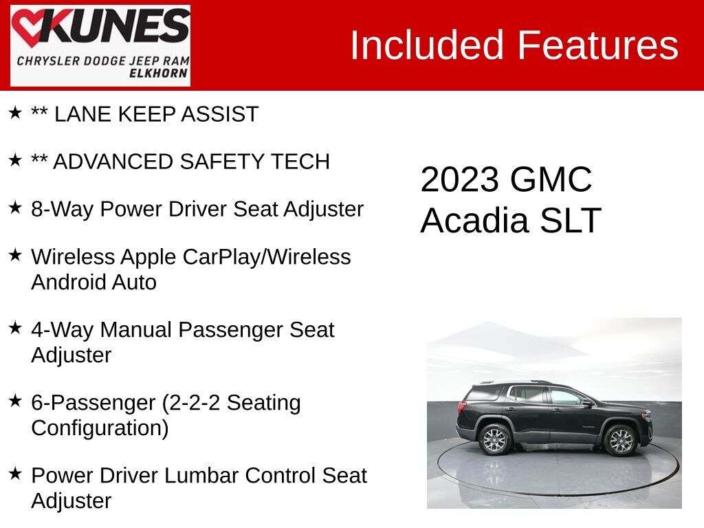 Used 2023 GMC Acadia SLT SUV