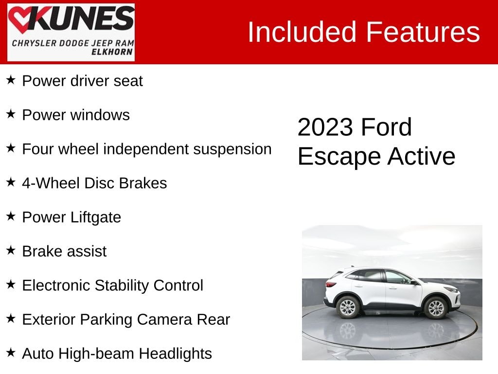 Used 2023 Ford Escape Active SUV