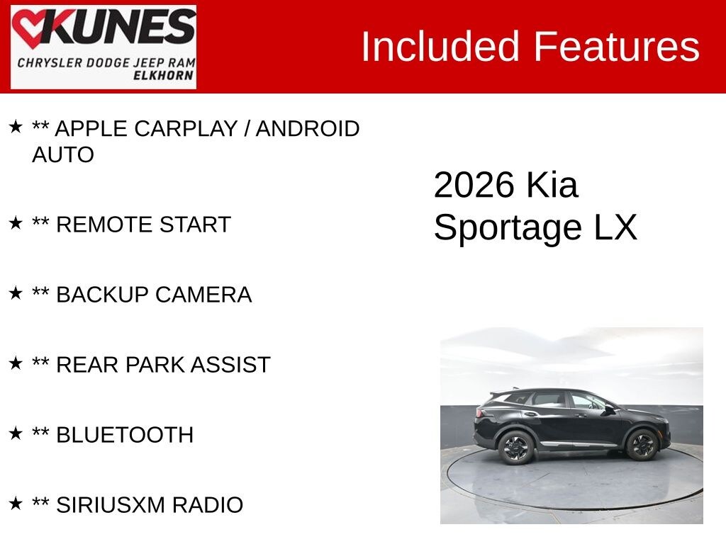 Used 2026 Kia Sportage LX SUV