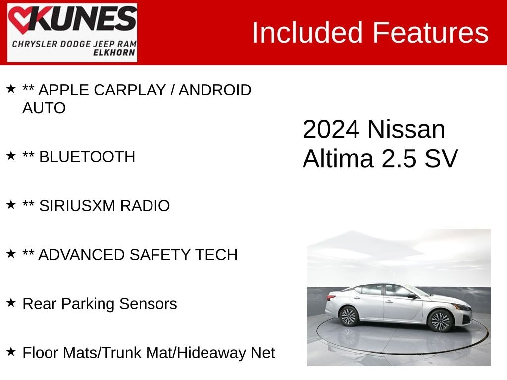 Used 2024 Nissan Altima 2.5 SV Sedan