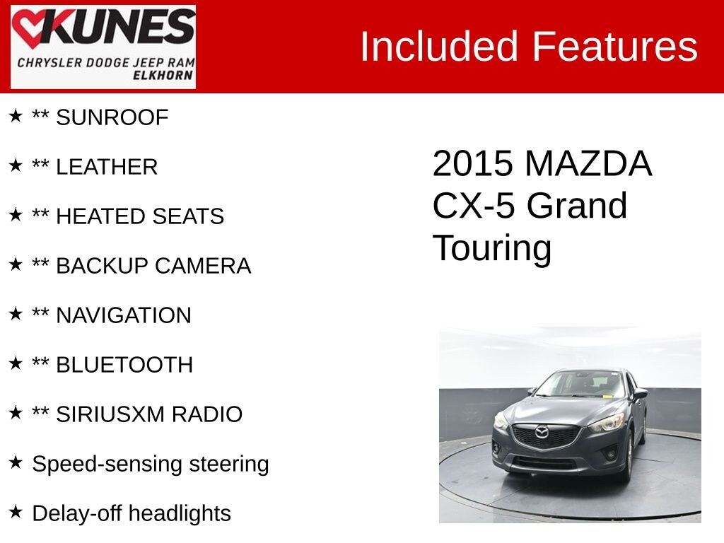 Used 2015 Mazda Mazda CX-5 Grand Touring SUV