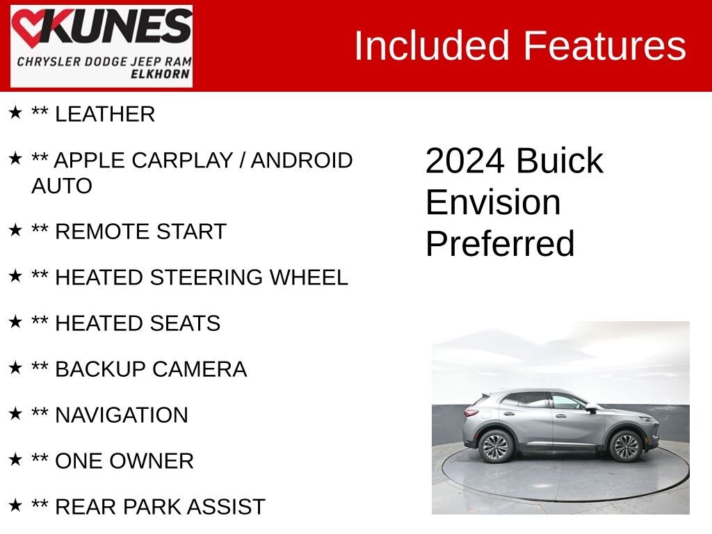 Used 2024 Buick Envision Preferred SUV