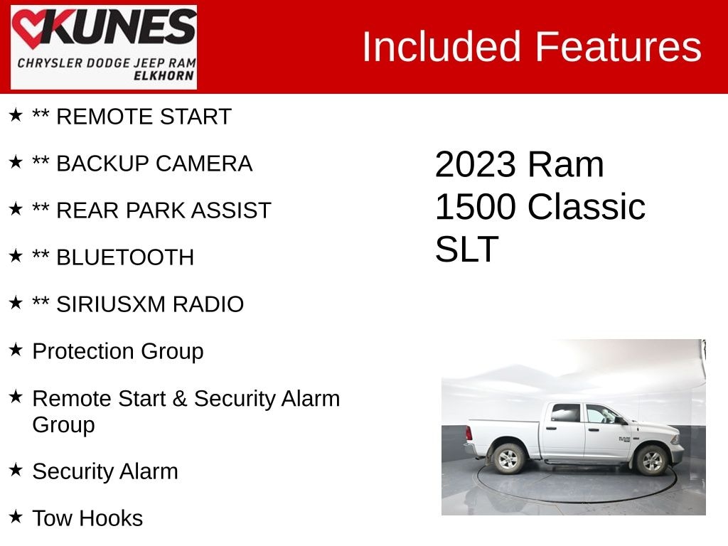 Used 2023 Ram 1500 Classic SLT Truck Crew Cab