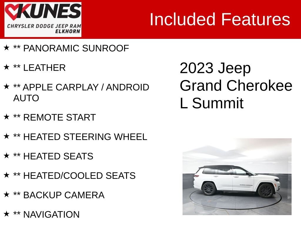 Used 2023 Jeep Grand Cherokee L Summit SUV