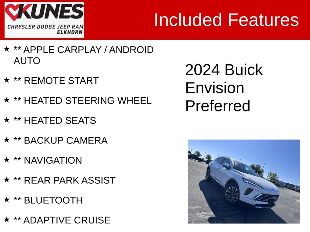 Used 2024 Buick Envision Preferred SUV