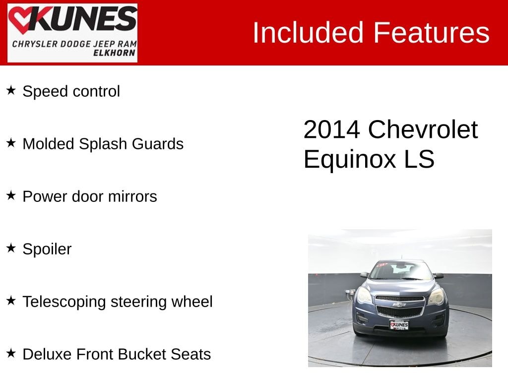 Used 2014 Chevrolet Equinox LS SUV