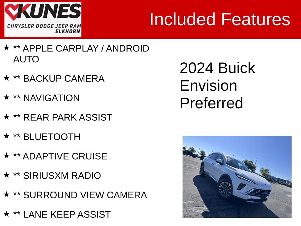 Used 2024 Buick Envision Preferred SUV