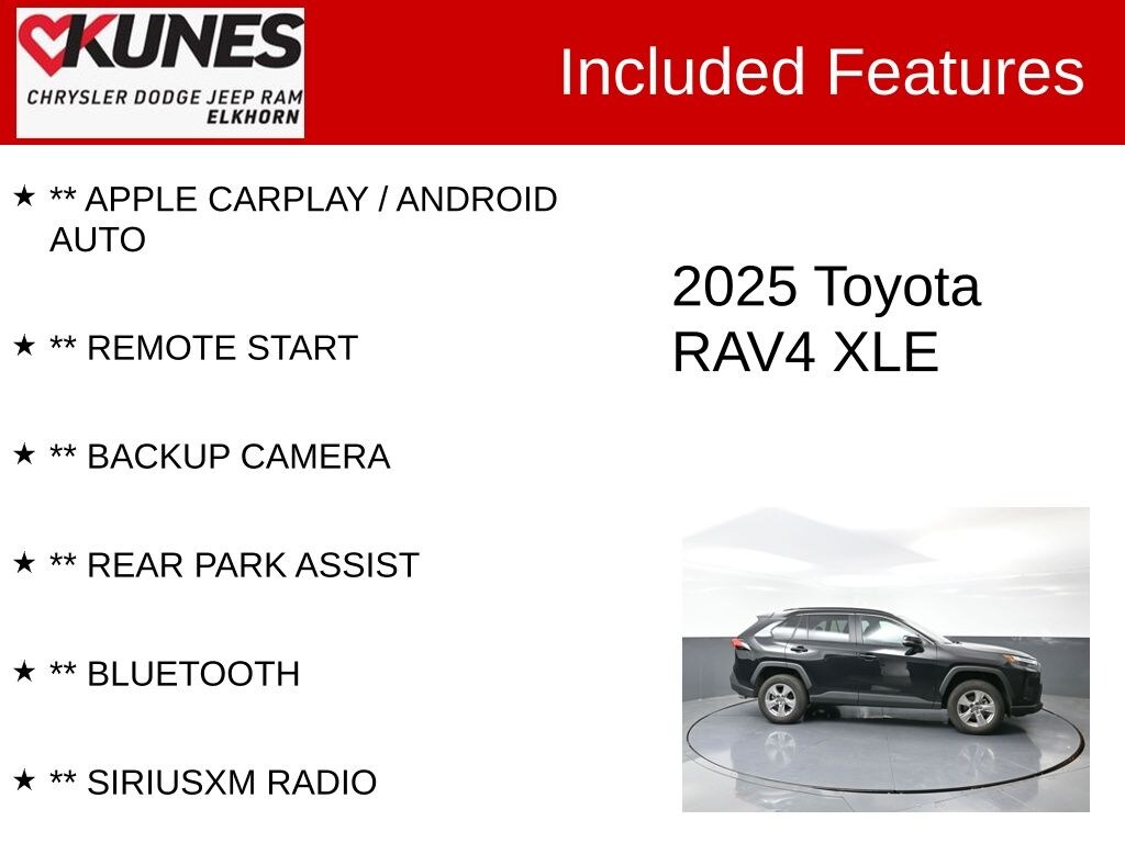 Used 2025 Toyota RAV4 XLE SUV