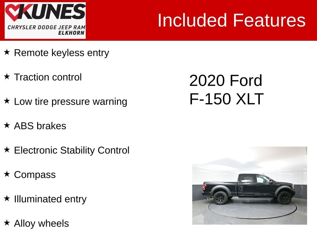 Used 2020 Ford F-150 Truck SuperCrew Cab