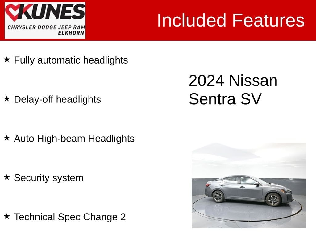 Used 2024 Nissan Sentra SV Sedan