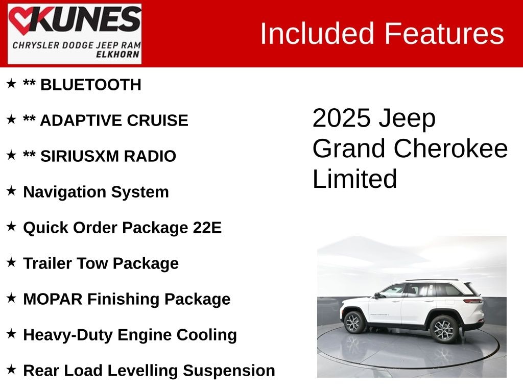 New 2025 Jeep Grand Cherokee Limited Sport Utility