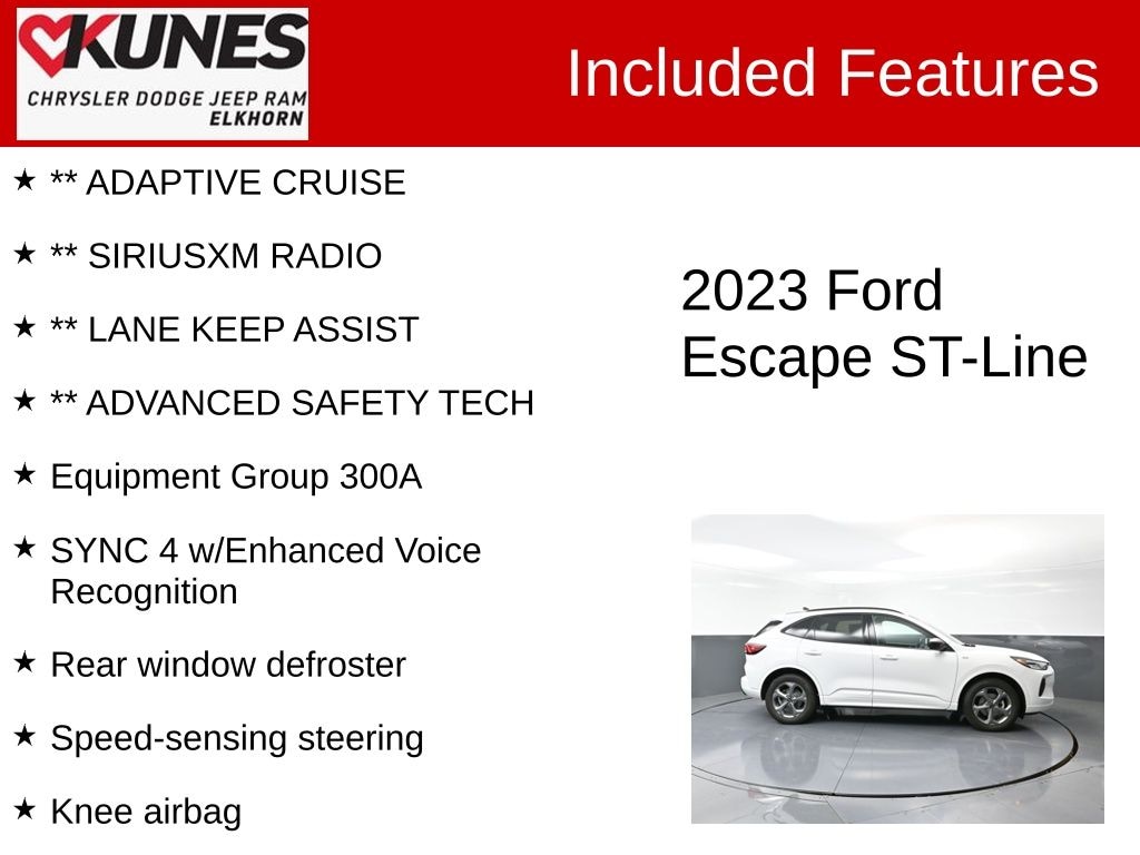 Used 2023 Ford Escape ST-Line SUV
