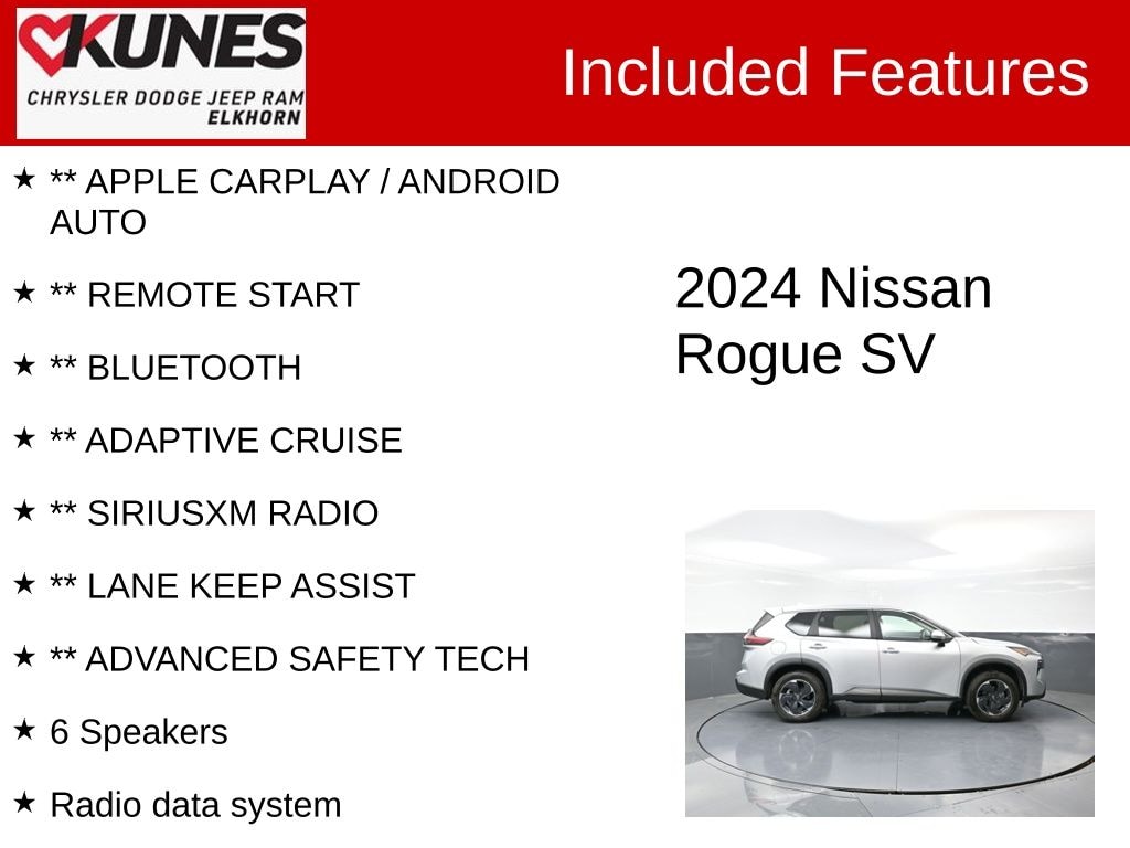 Used 2024 Nissan Rogue SV SUV