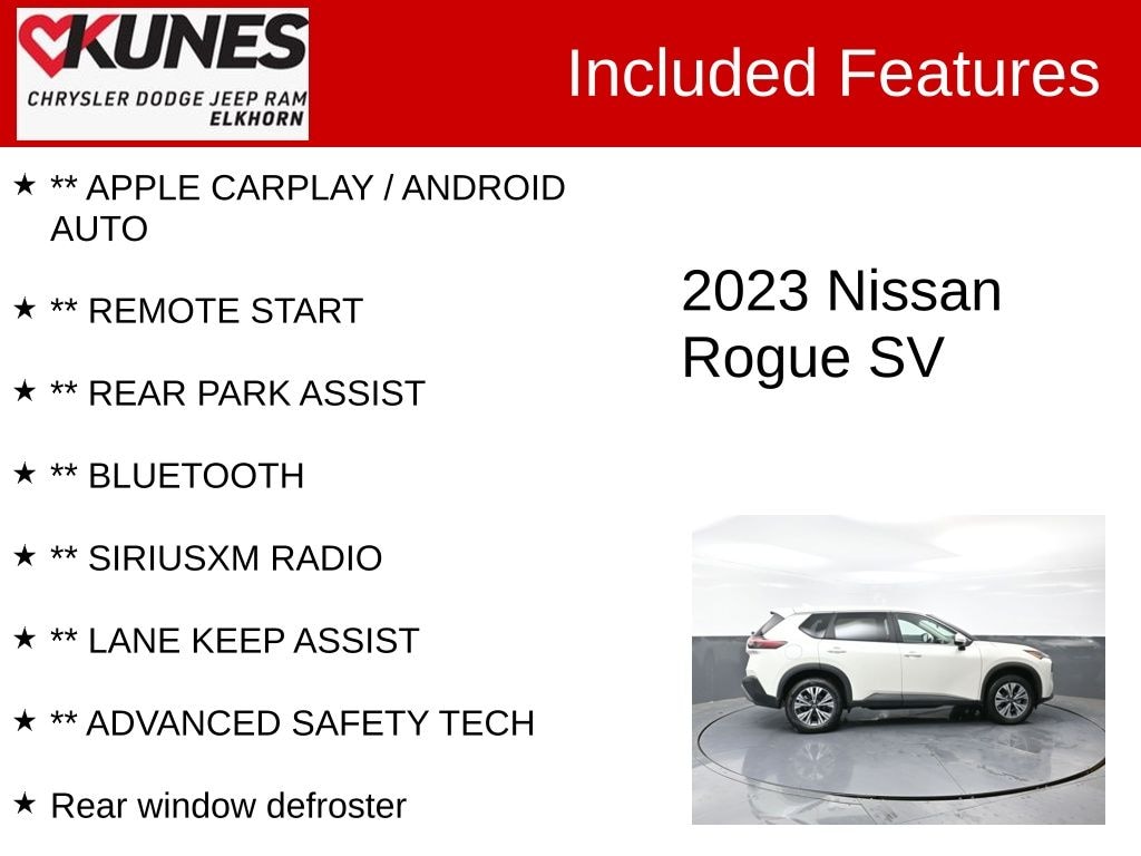 Used 2023 Nissan Rogue SV SUV