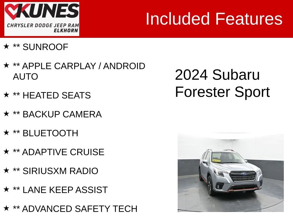 Used 2024 Subaru Forester Sport SUV