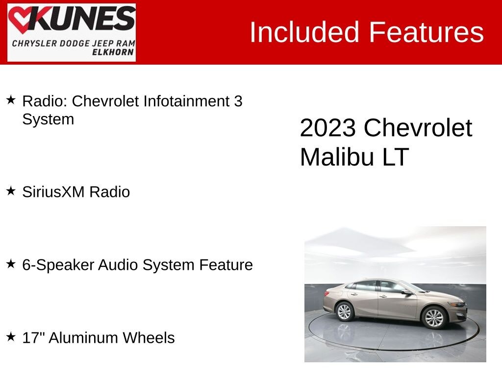 Used 2023 Chevrolet Malibu 1LT Sedan