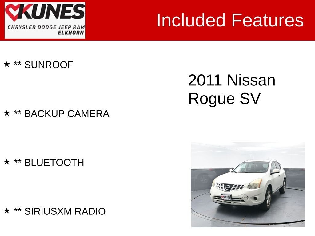 Used 2011 Nissan Rogue SV SUV