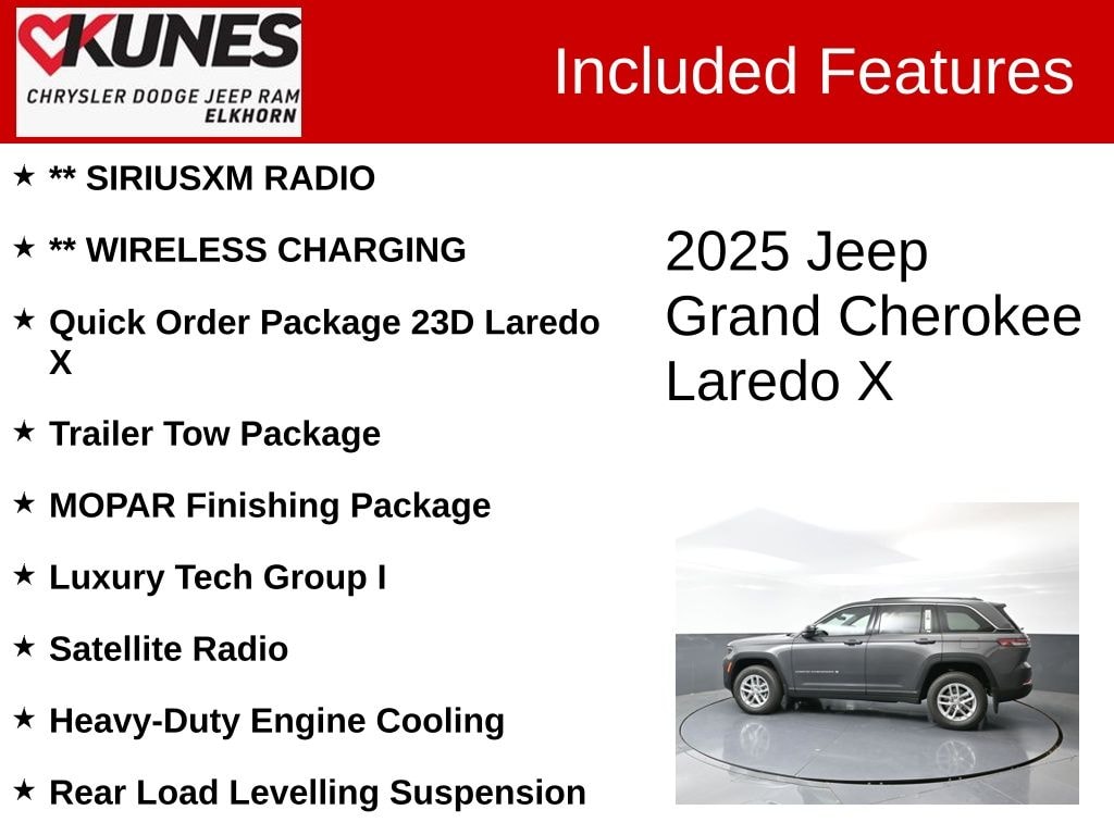 New 2025 Jeep Grand Cherokee Laredo X Sport Utility