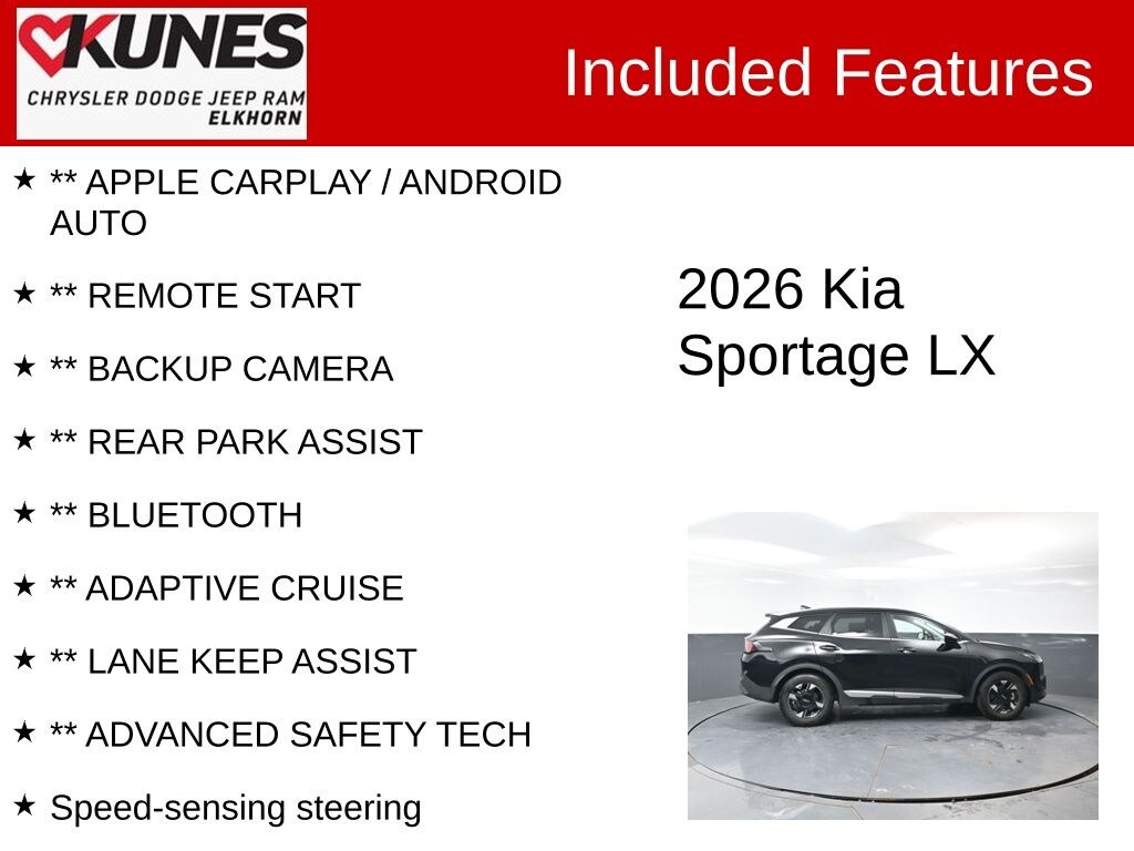 Used 2026 Kia Sportage LX SUV